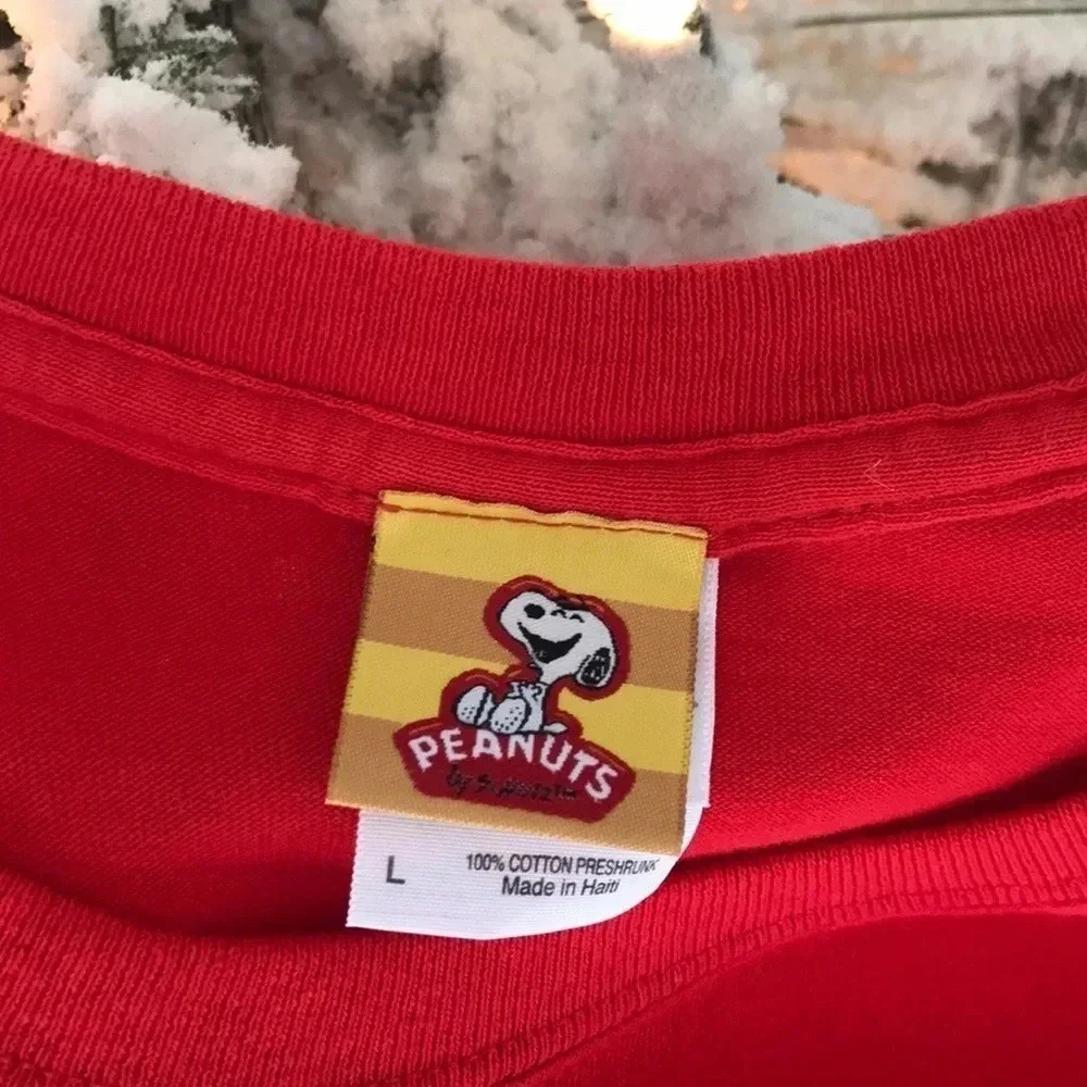 "Peanuts" Christmas Tshirt Size Large - Picture 6 of 6